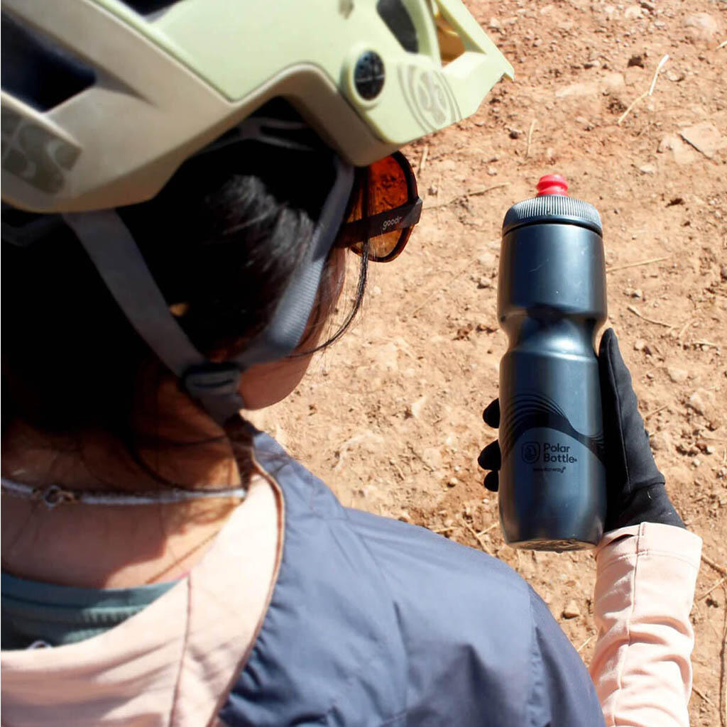 Polar Breakaway Wave Bottle-Charcoal/Black (890ml)