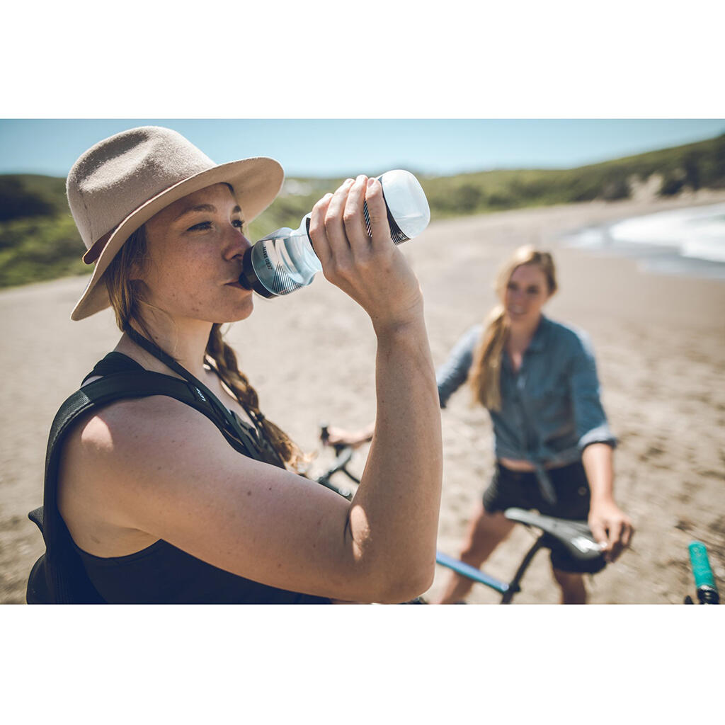 Lezyne Flow Water Bottle-Foggy Clear (600ml)