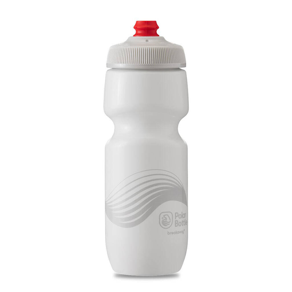 Polar Breakaway Wave Sport Bottle-Ivory/Silver (710ml)