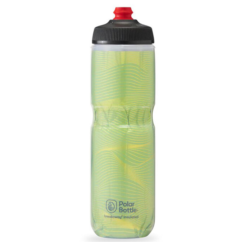 Polar Breakaway Insulated Jersey Knit Bottle-Highlighter (710ml)