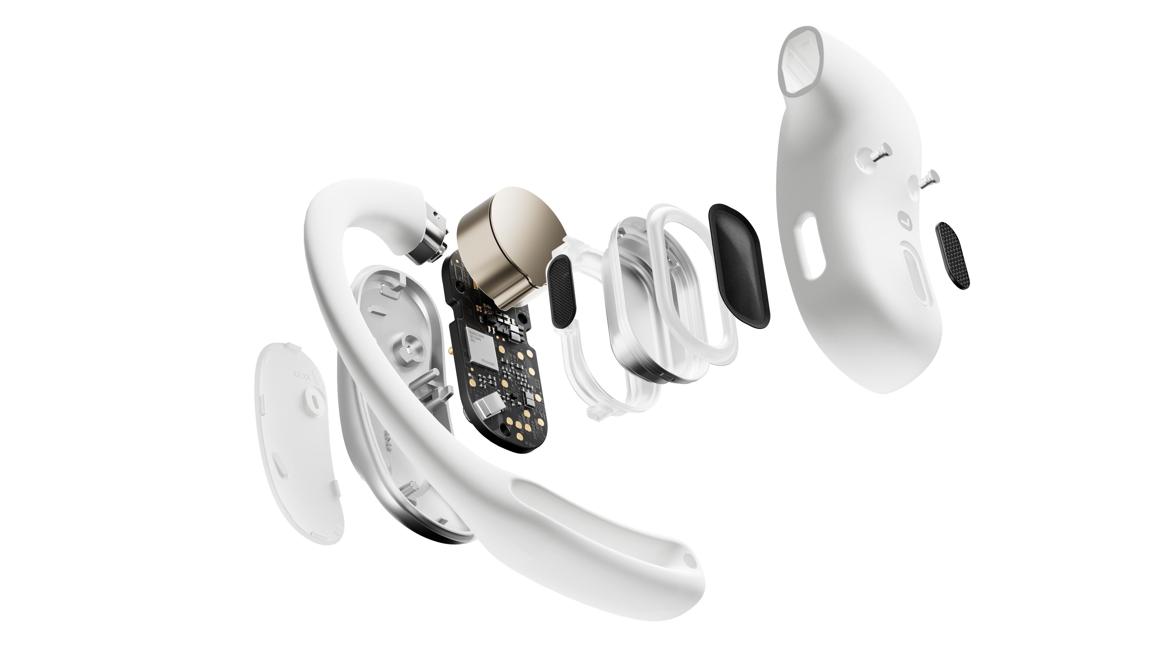 OpenFit Air T511 Open Ear Headphones - White