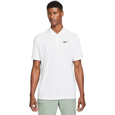T-Shirt Nike Dri-Fit Tennis Polo. Weiß. Herren