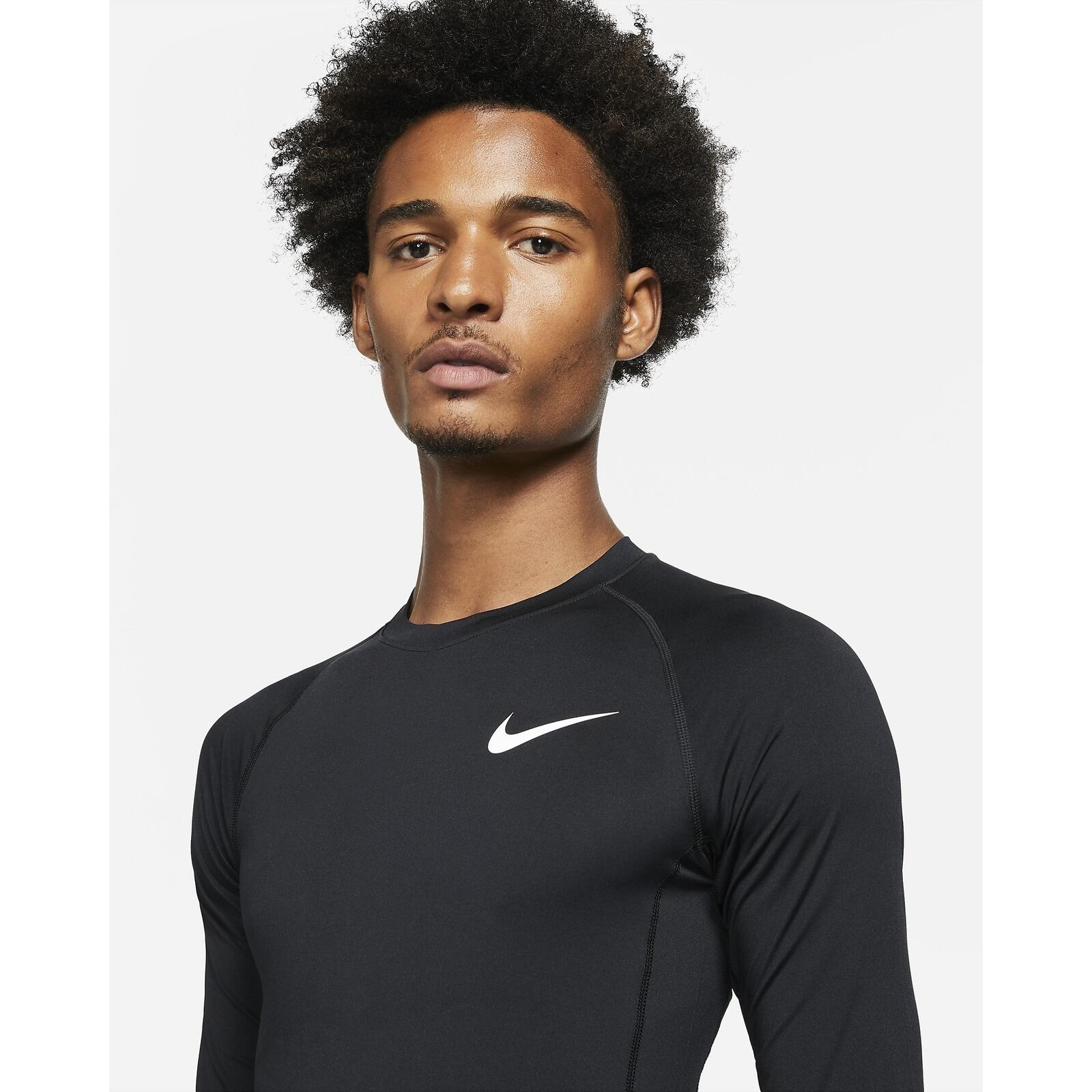 Blusa Nike Pro Dri-Fit Tight Fit Long-Sleeve Top, Negro, Hombre 5/5