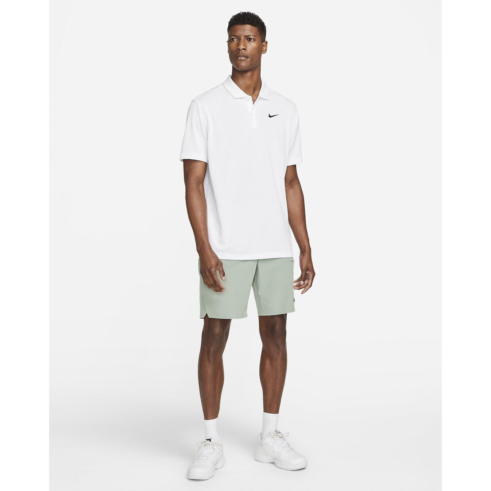 Podkoszulek Nike Dri-Fit Tennis Polo, Biały, Mężczyźni 4/5