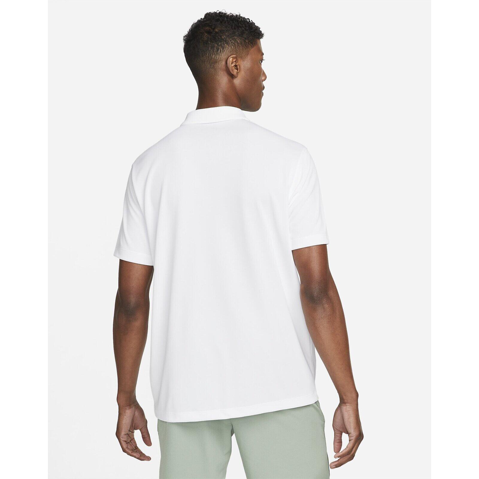 Podkoszulek Nike Dri-Fit Tennis Polo, Biały, Mężczyźni 2/5