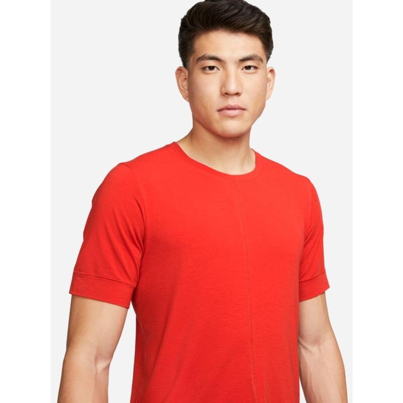 Tricou barbati Nike Yoga Dri-Fit, Rosu
