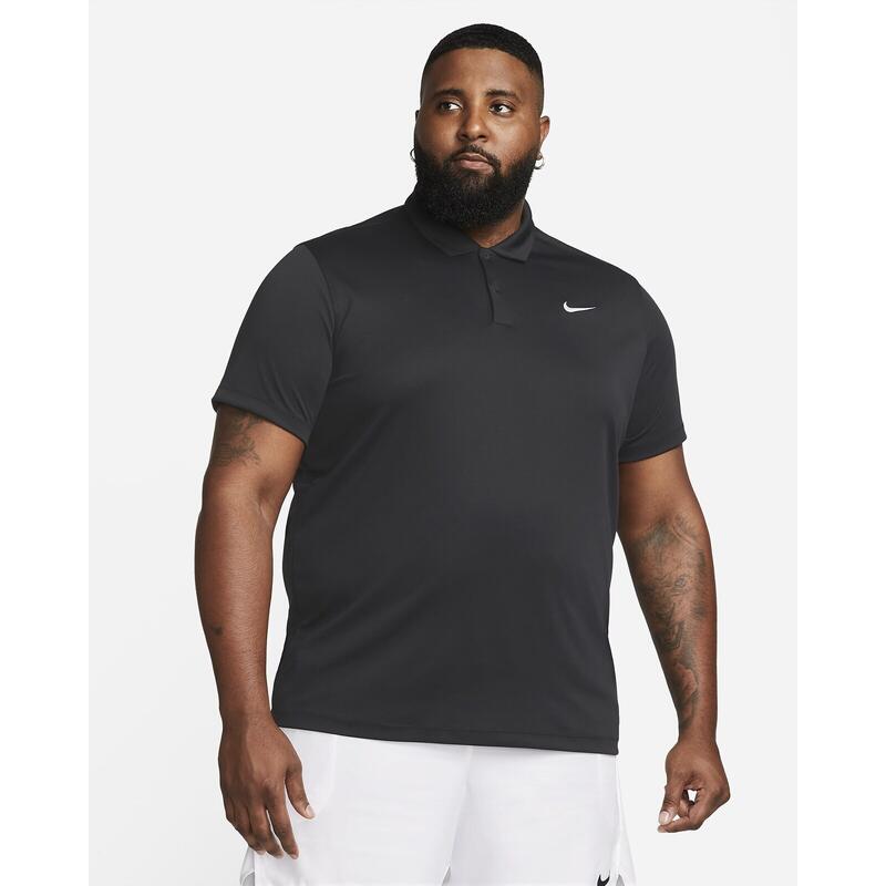 Póló Nike Court Dri-FIT Tennis Polo, Fekete, Férfiak