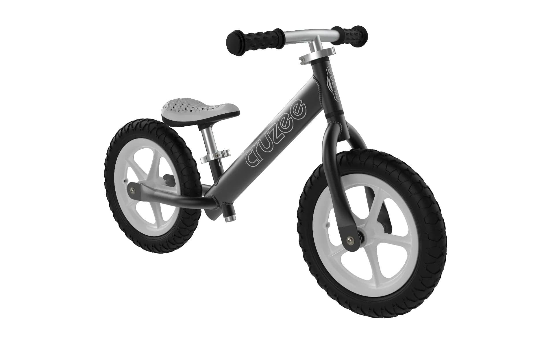 Cruzee Balance Bike - Black - 18 Mths to 5 Yrs