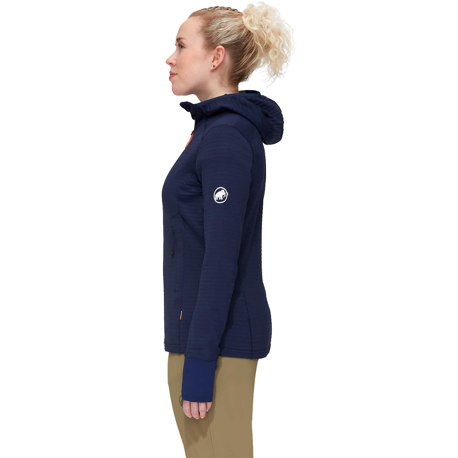 Felpa in pile da donna Mammut Taiss Light ML Hooded 7/7
