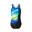 LADIES SUNRISE TOUGHSUIT ECO DOUBLE STRAP XBACK TRAINING ONE PIECE - BLUE