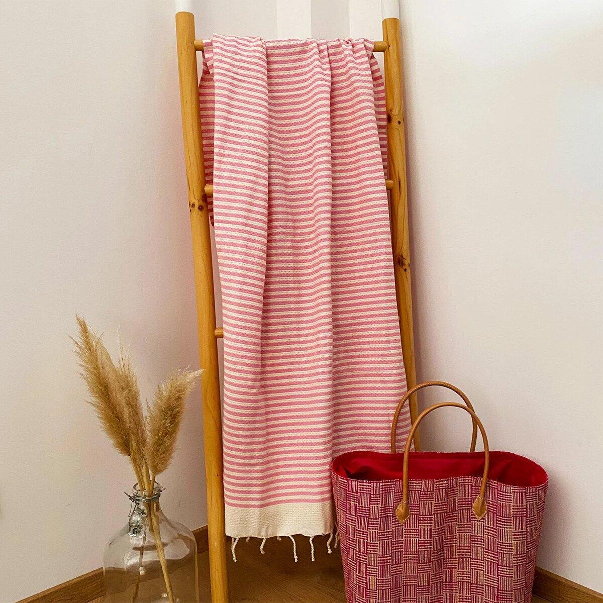 Fouta tradicional de algodón 100x200 cm Panal 2/3