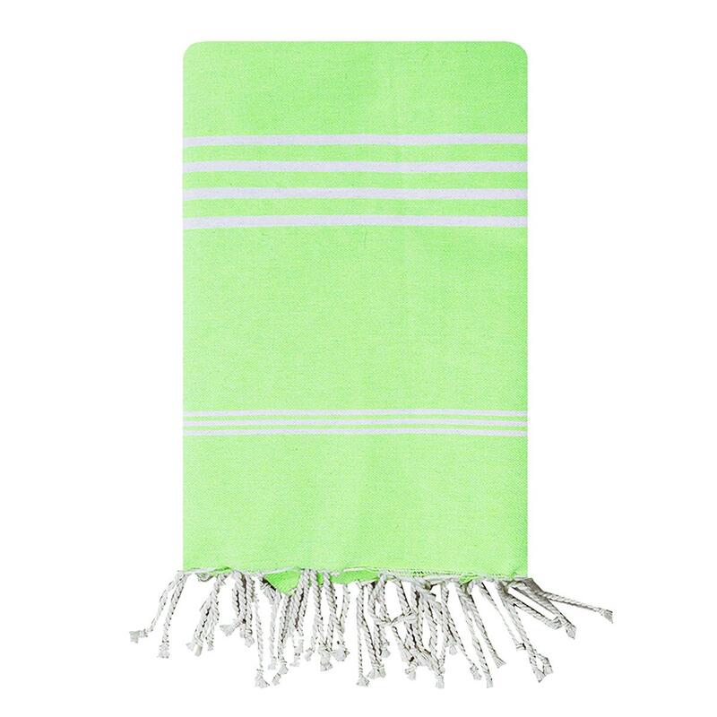 Fouta Tradicional Kolora Verde 100x200 190g/m²