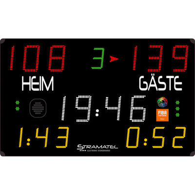 Anzeigetafel 452 MB 7000 Fußball Unisex Schwarz