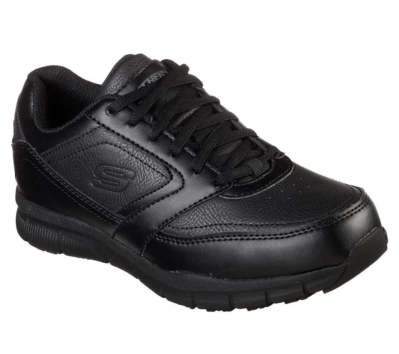 Skechers Wyola Sapatilhas Trabajo Mulher Color Negro Diseño Resistente Y Cómodo 4/7