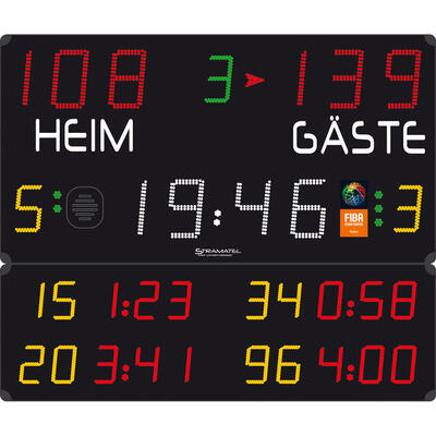 Anzeigetafel 452 MB 3003 Fußball Unisex Schwarz