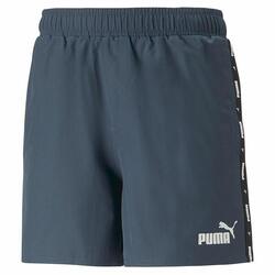 Pantalones Cortos Deportivos para Hombre Puma Ess+ Tape Gris oscuro