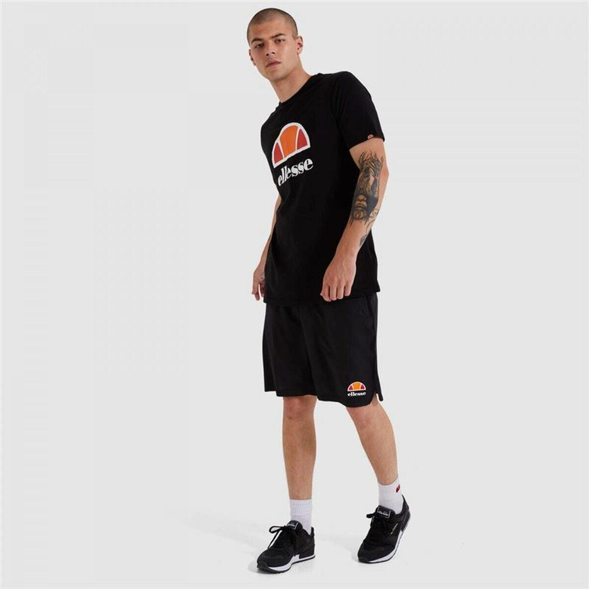 Pantalones Cortos Deportivos para Hombre Ellesse Vivaldi Negro 3/6