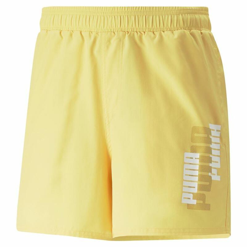 Pantalones Cortos Deportivos para Hombre Puma Ess+ Logo Power Amarillo