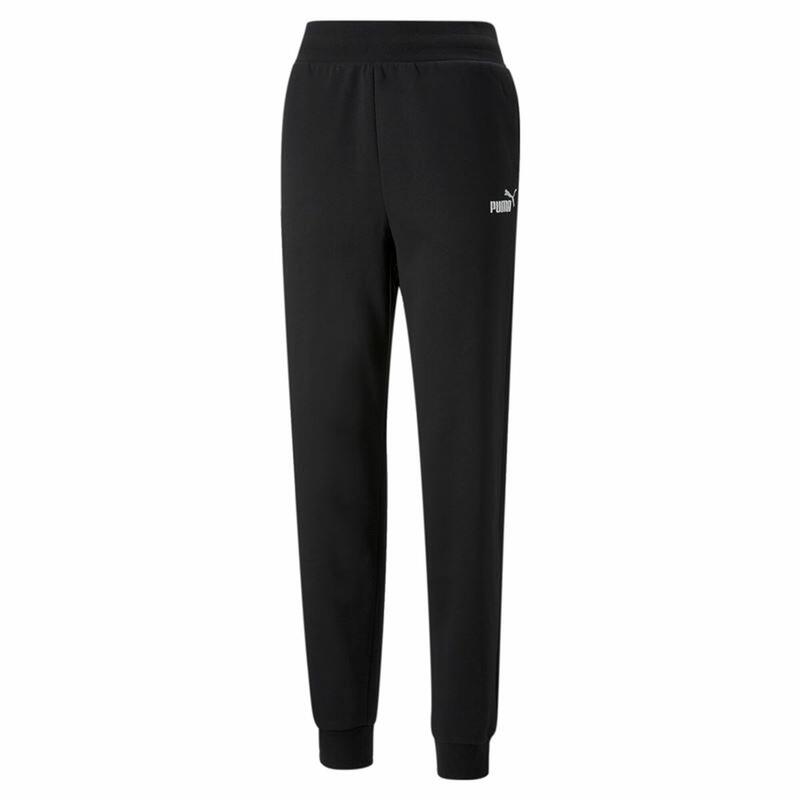 Pantalon de Survêtement pour Adultes Puma ESS+ Embroidery High-Waist Noir