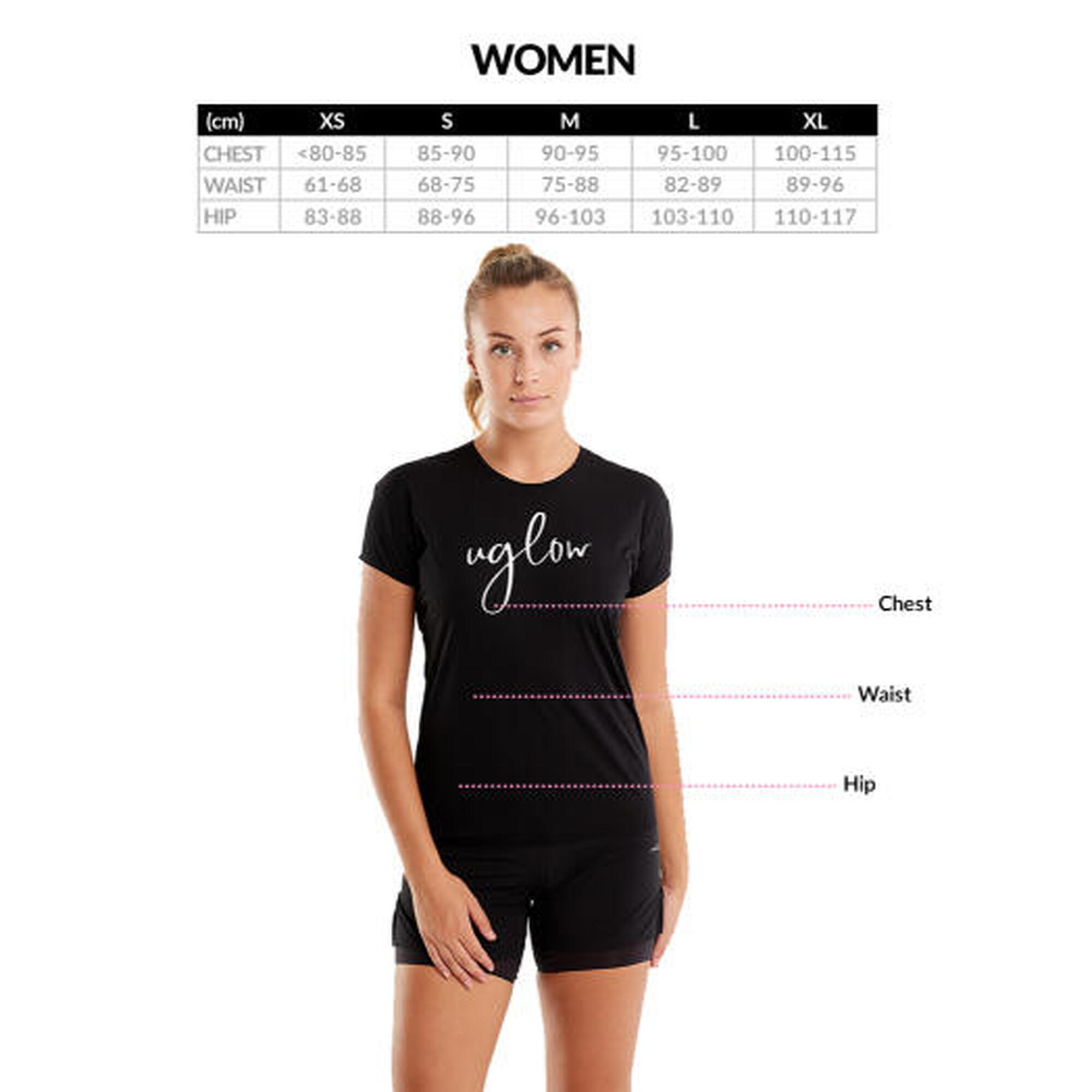 Women Fast Dry 2in1 Shorts - Black