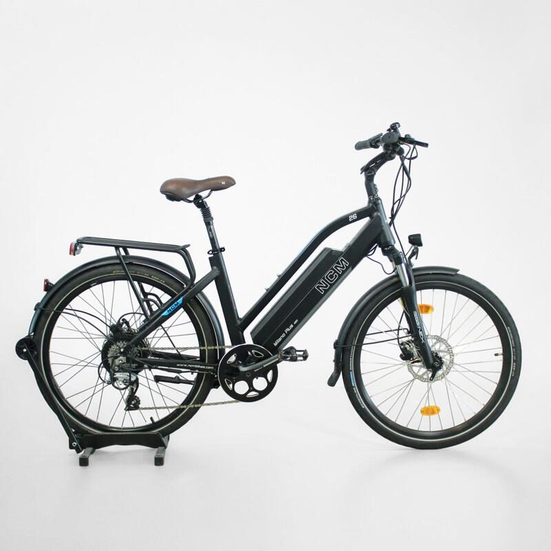 Reconditionné - Vélo de ville électrique Milano Black Plus  - Très bon état