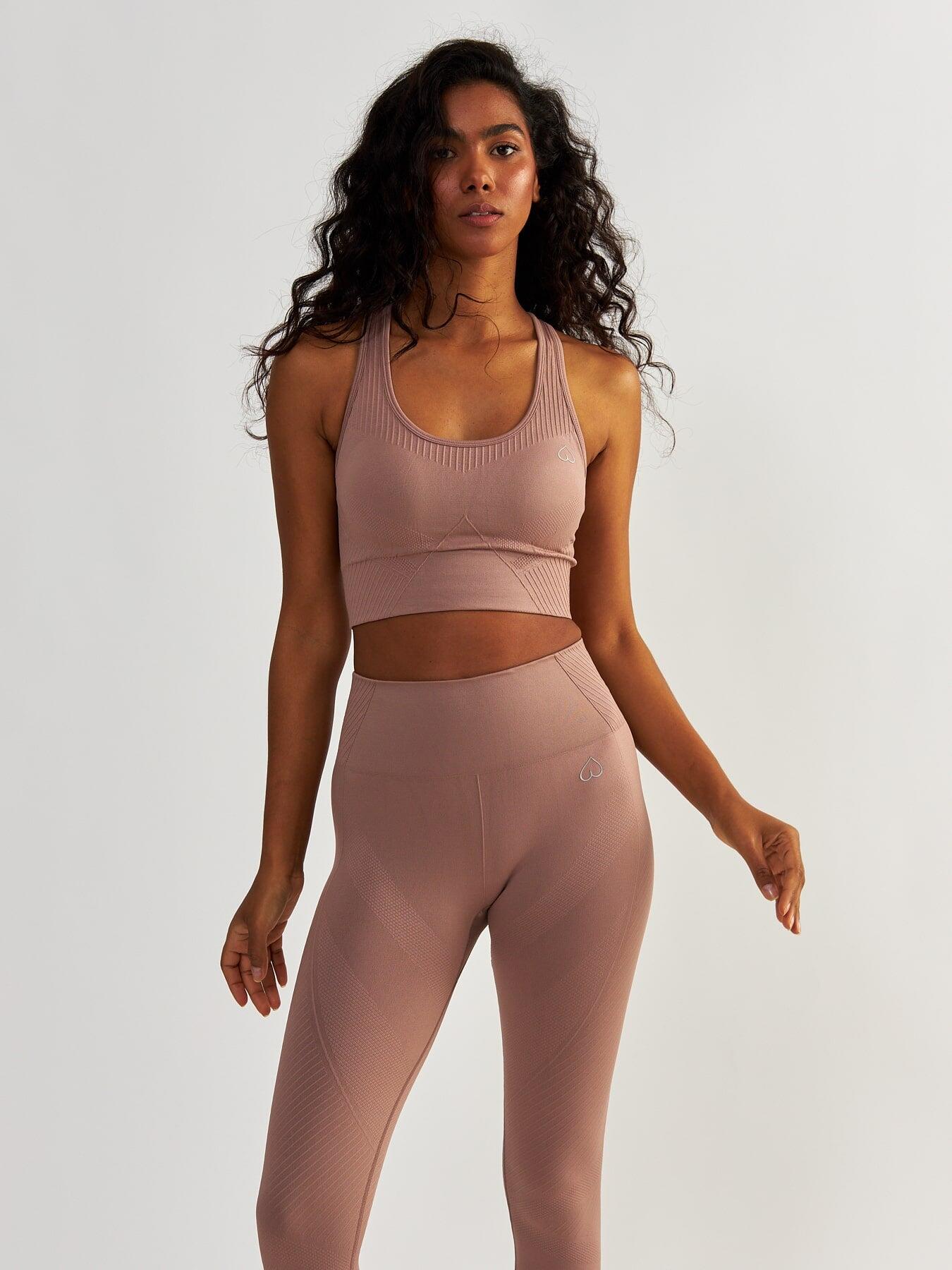 Damen Sport BH Femme Force Roségold für Sport & Freizeit 5/7