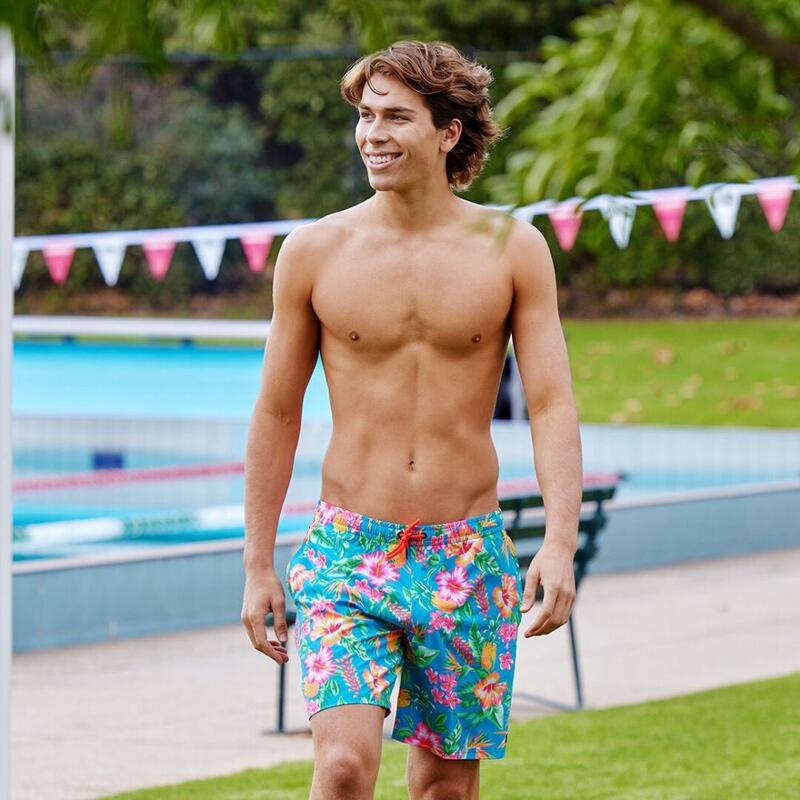 Spodenki szorty kąpielowe plażowe męskie Funkita Blue Hawaii