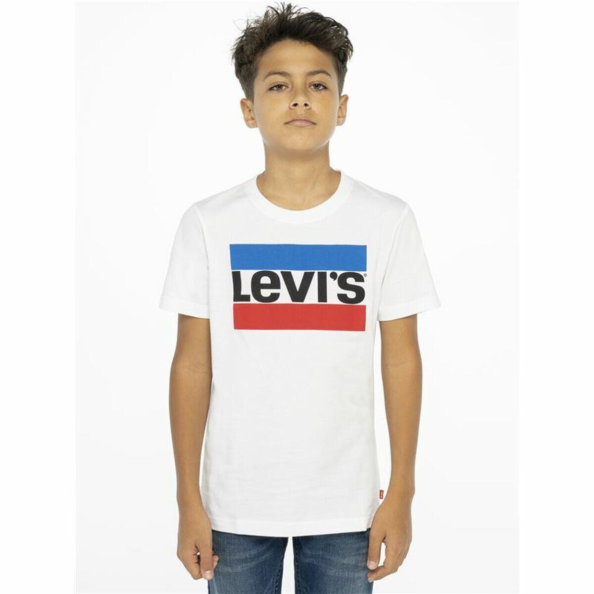 T-shirt à manches courtes enfant Levi's Sportswear Logo Blanc 3/5