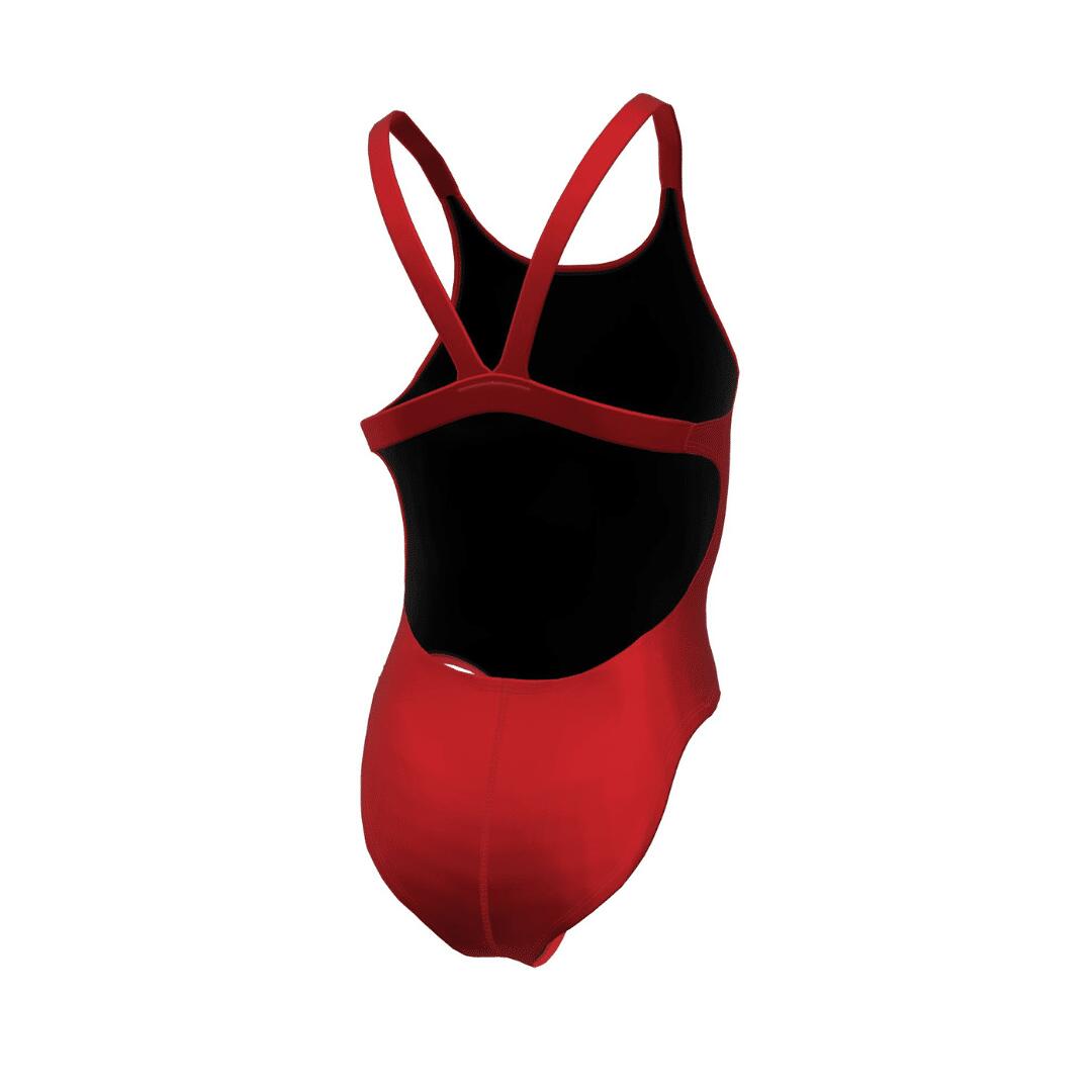 Einteiliger Badeanzug Women Nike Fastback Rot 3/5