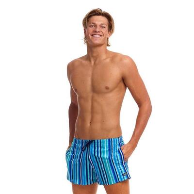 Funky trunks zwembroek heren shorty shorts lane lines