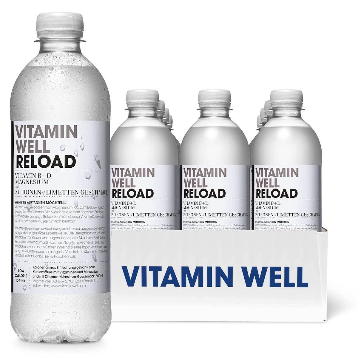 Vitamin Well - Reload 500ml Vitamin Well (lot De 12) - Boisson Sans Sucres - Decathlon