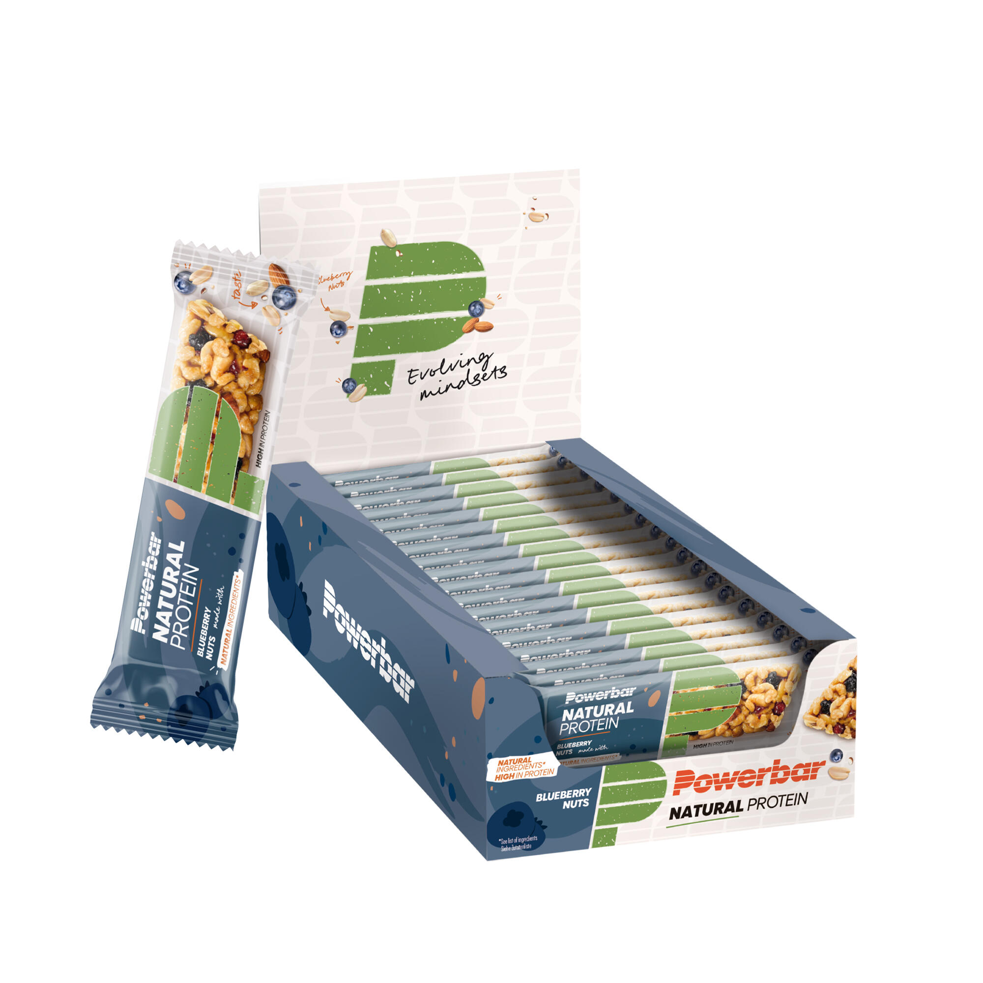 Barretta proteica PowerBar naturale da 40 g (confezione da 18)