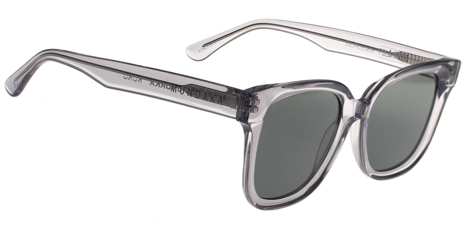 **Gafas de sol KOKO gris cristal, polarizadas VERDE - cat.3 - MUNDAKA** 1/4