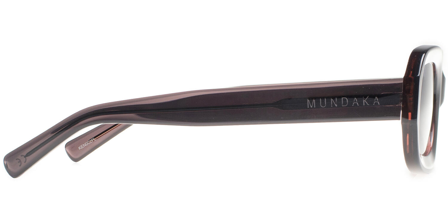 **Gafas de sol KENSINGTON castaño, POLARIZADAS GRIS - cat.3 - MUNDAKA** 3/4