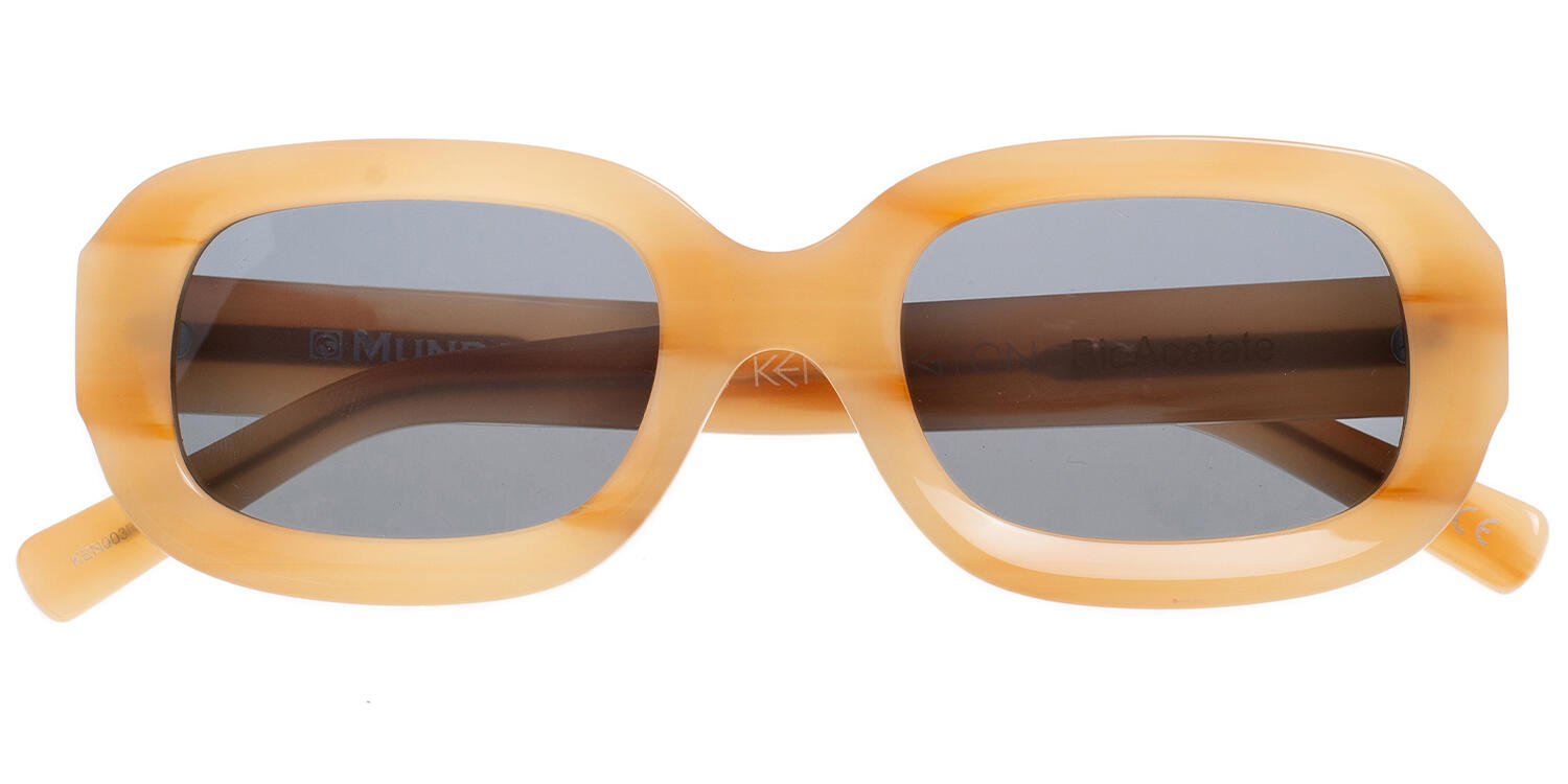 **Lunettes de soleil KENSINGTON miel mat, Polarisés GRIS - cat.3 - MUNDAKA** 4/4