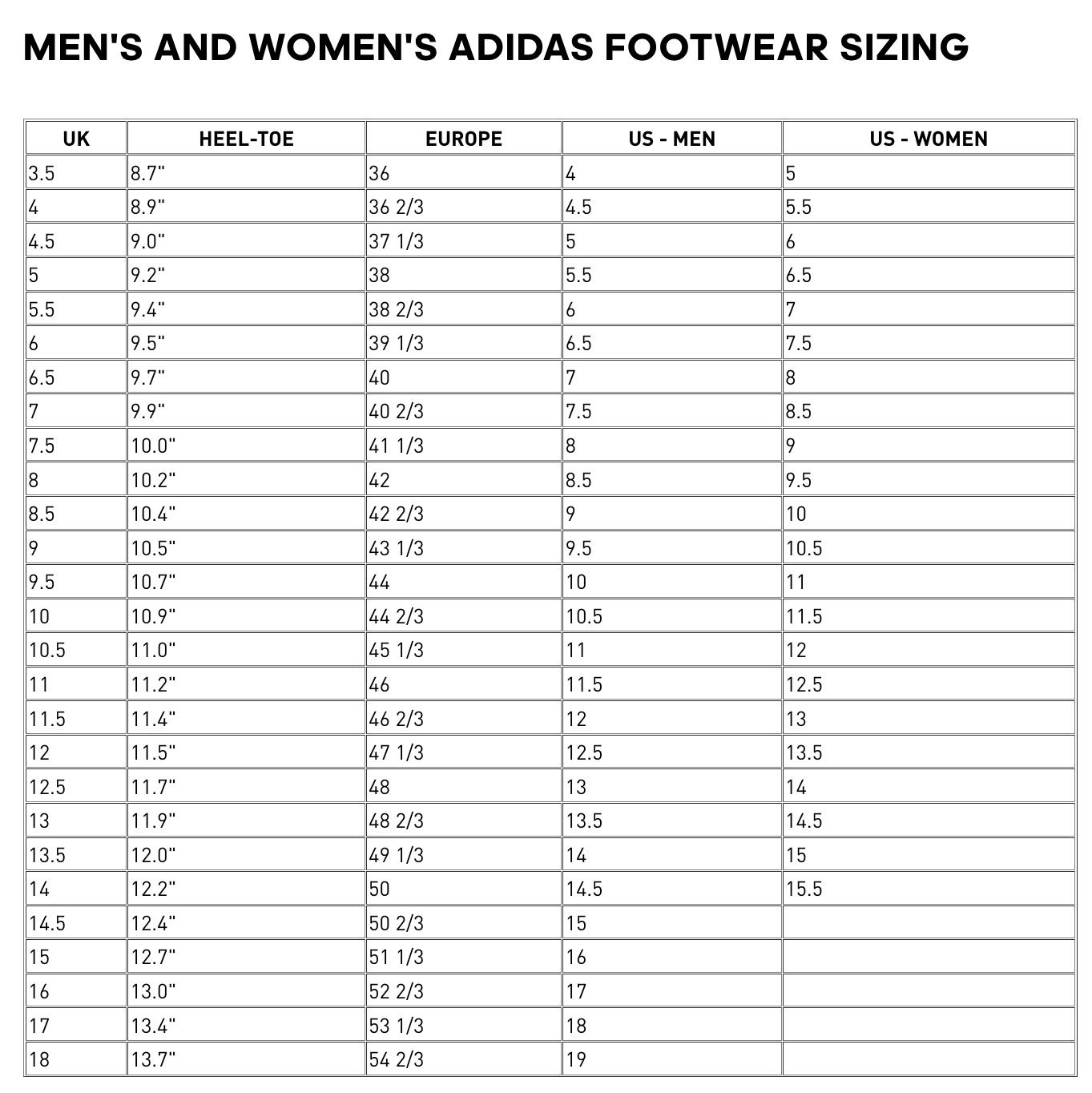 Chọn Size Shein Children's Size Chart Shein Chọn Size Adidas
