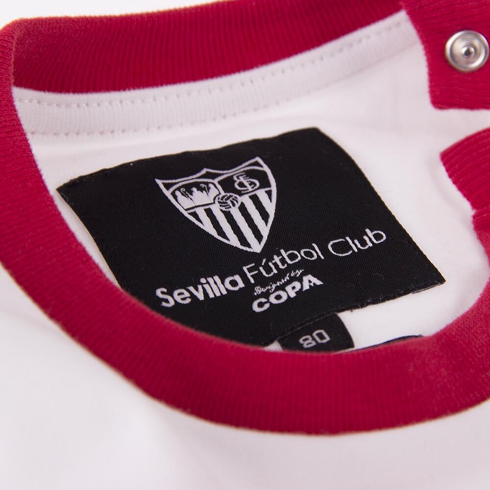 T-shirt - Baby - Sevilla FC - Lange mouwen - Wit 4/7