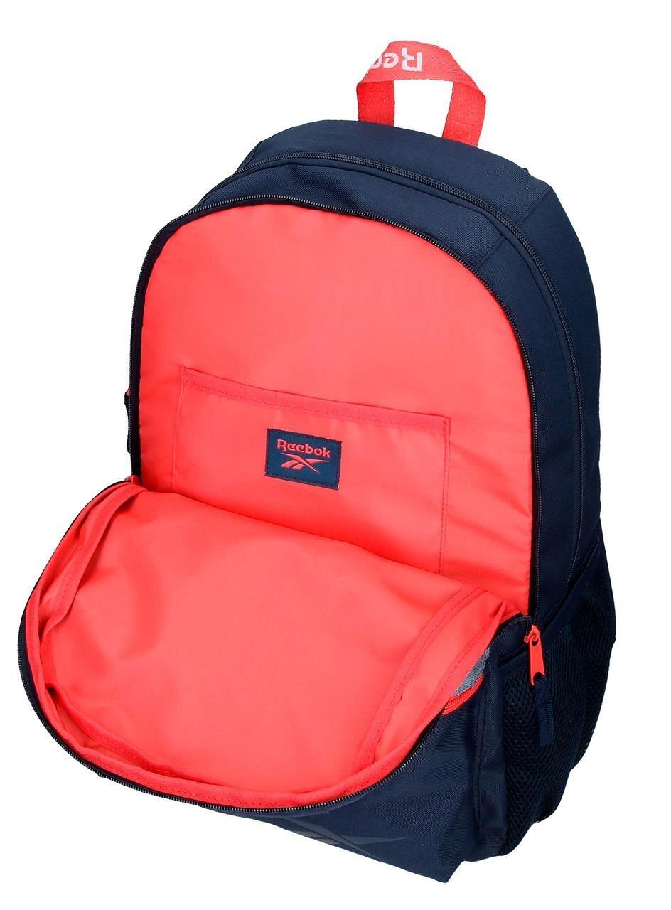 Zaino scolastico due scomparti con carrello ragazza Reebok Lucia 44cm Blu Navy 5/5