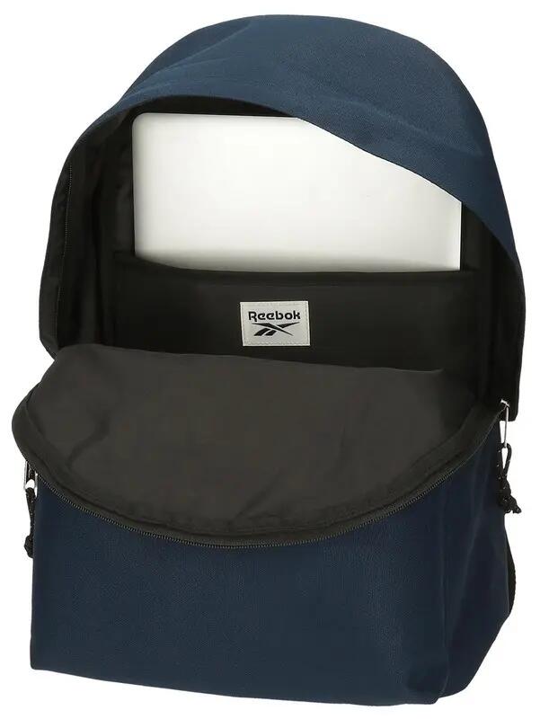 Mochila escolar adaptable Unisex Reebok Boston 44cm Azul marino 4/5