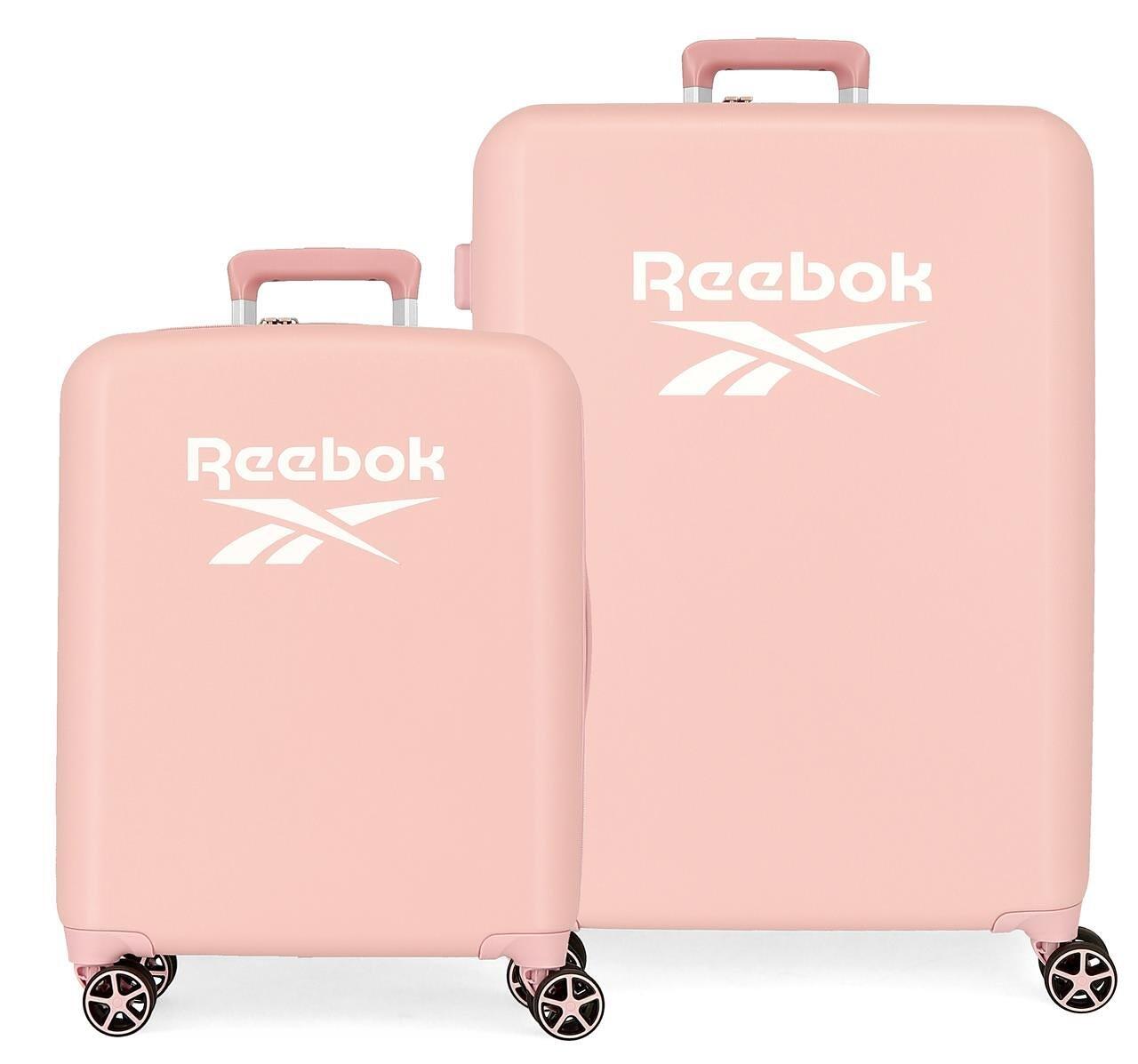 REEBOK Juego de maletas ABS rígidas Reebok Roxbury 120L Rosa