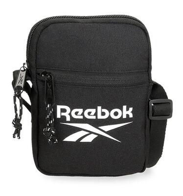 Borsa a tracolla piccola unisex Reebok Carson 17cm Nero