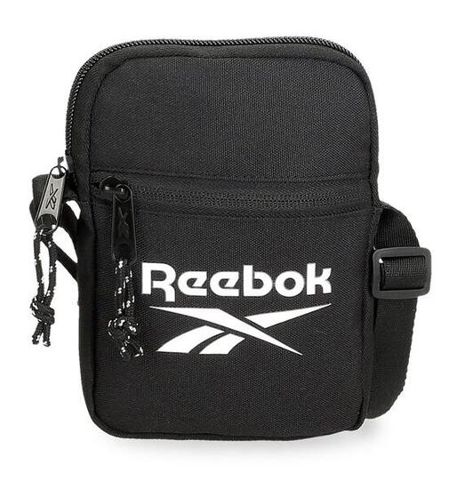 Borsa a tracolla piccola unisex Reebok Carson 17cm Nero