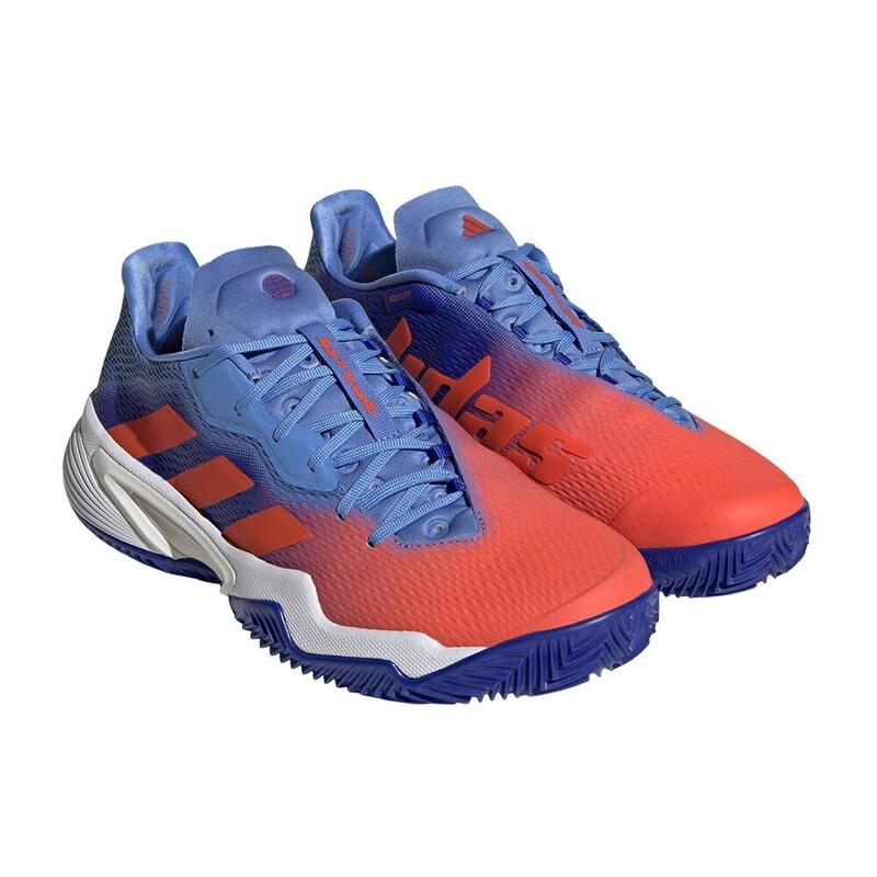 Zapatillas Adidas Barricade Azul Lucido Rojo Solar -  - 42