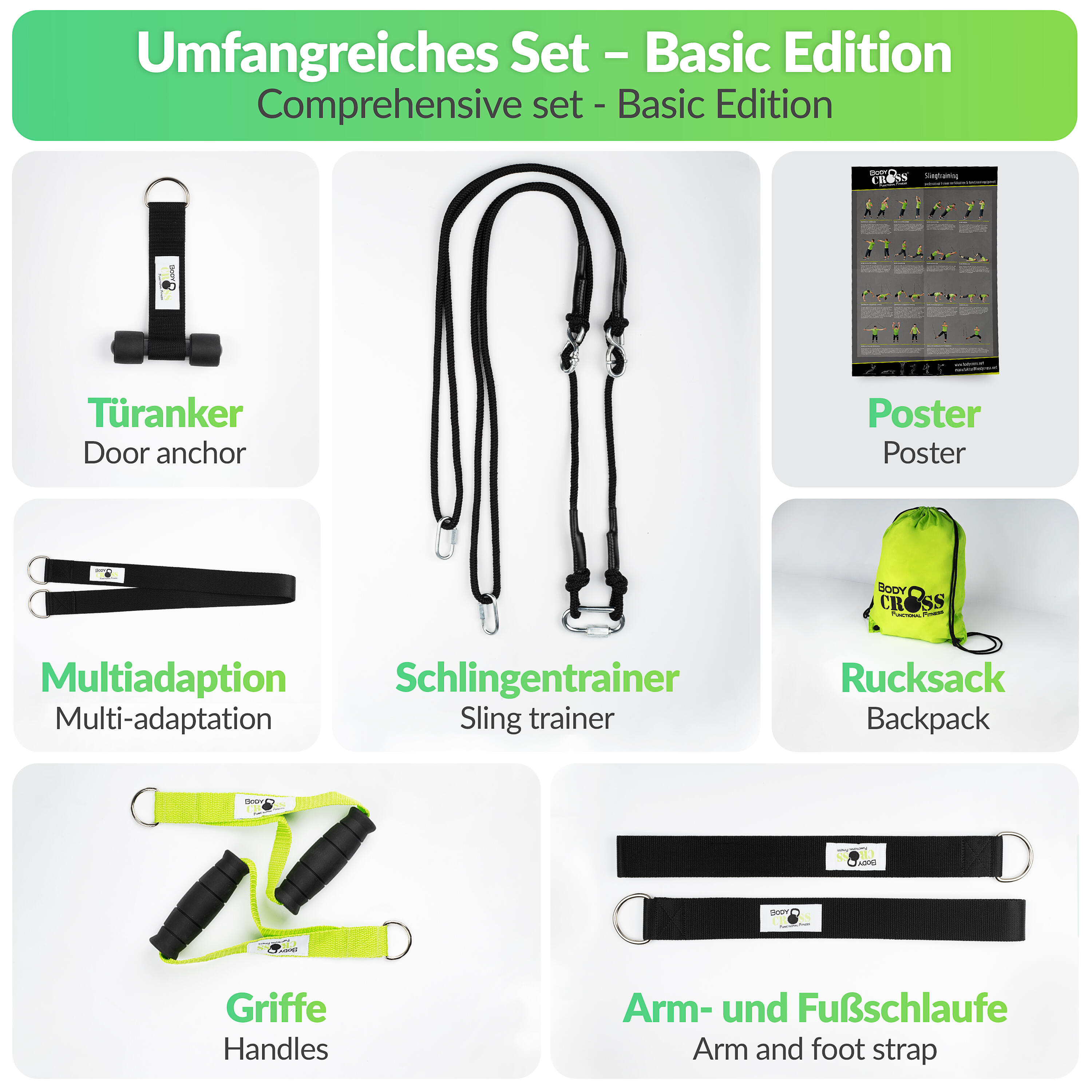 BodyCROSS® Slingtrainer | Basic Edition 2/8