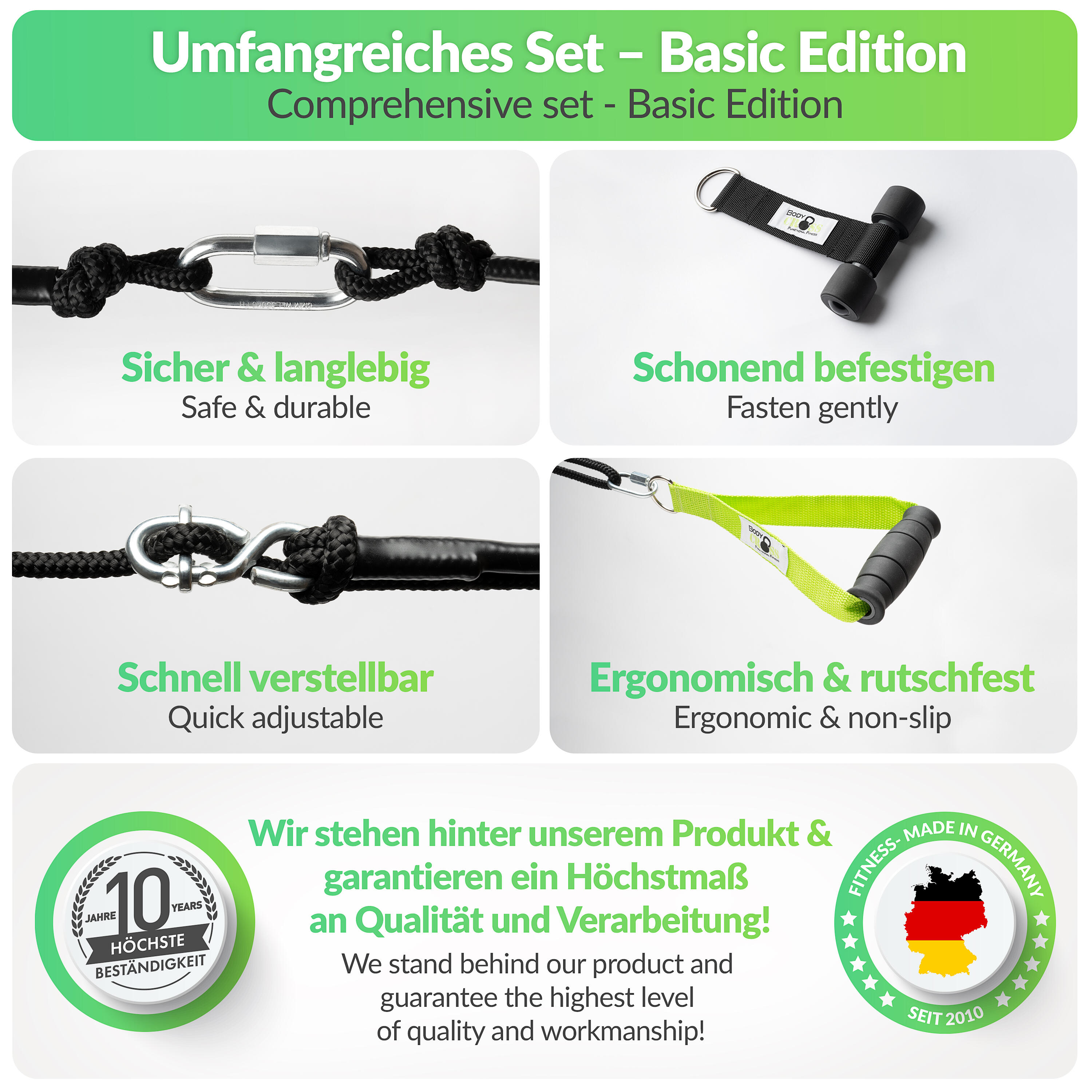 BodyCROSS® Slingtrainer | Basic Edition 6/8