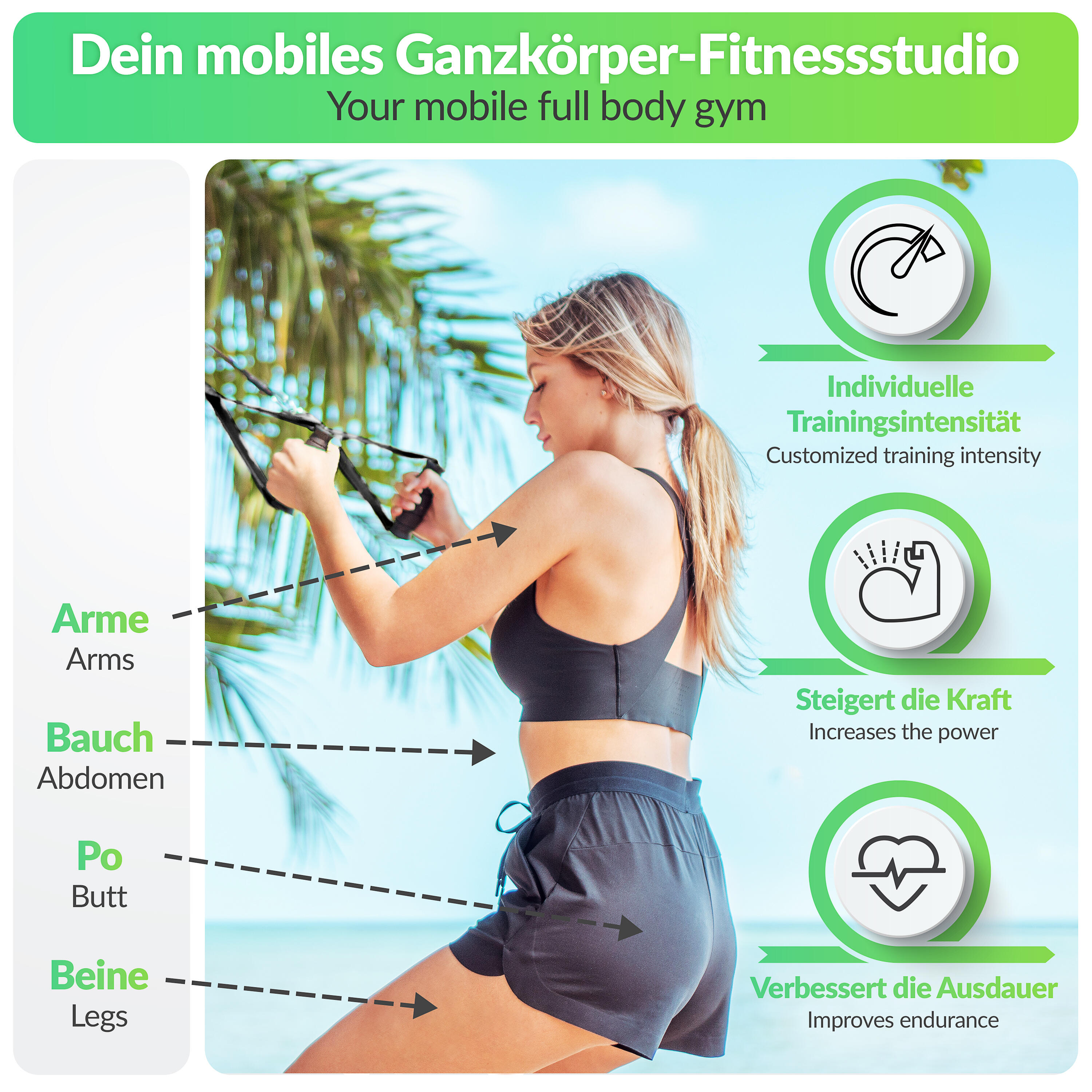 BodyCROSS® Slingtrainer | Basic Edition 3/8