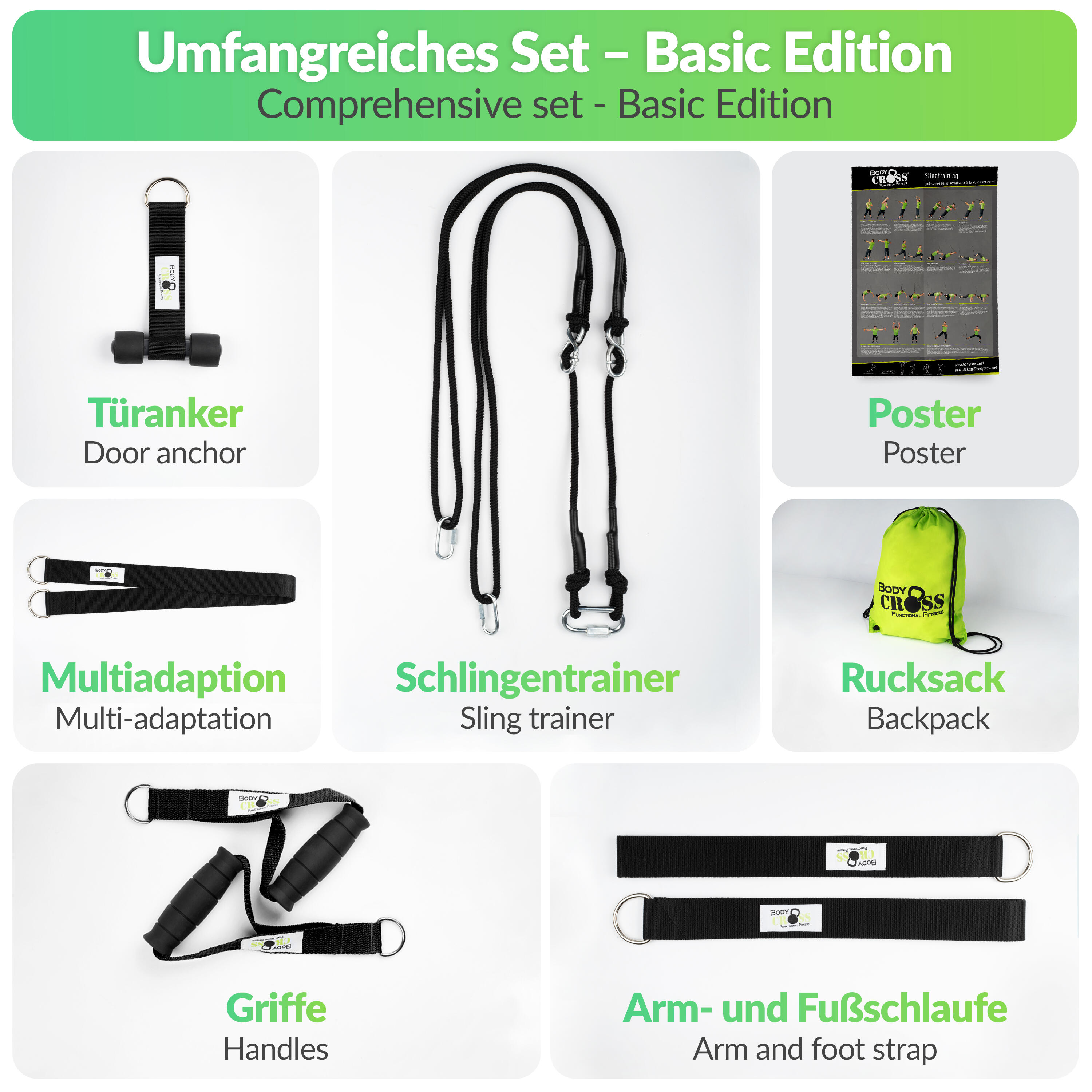 BodyCROSS® Slingtrainer | Basic Edition 2/8