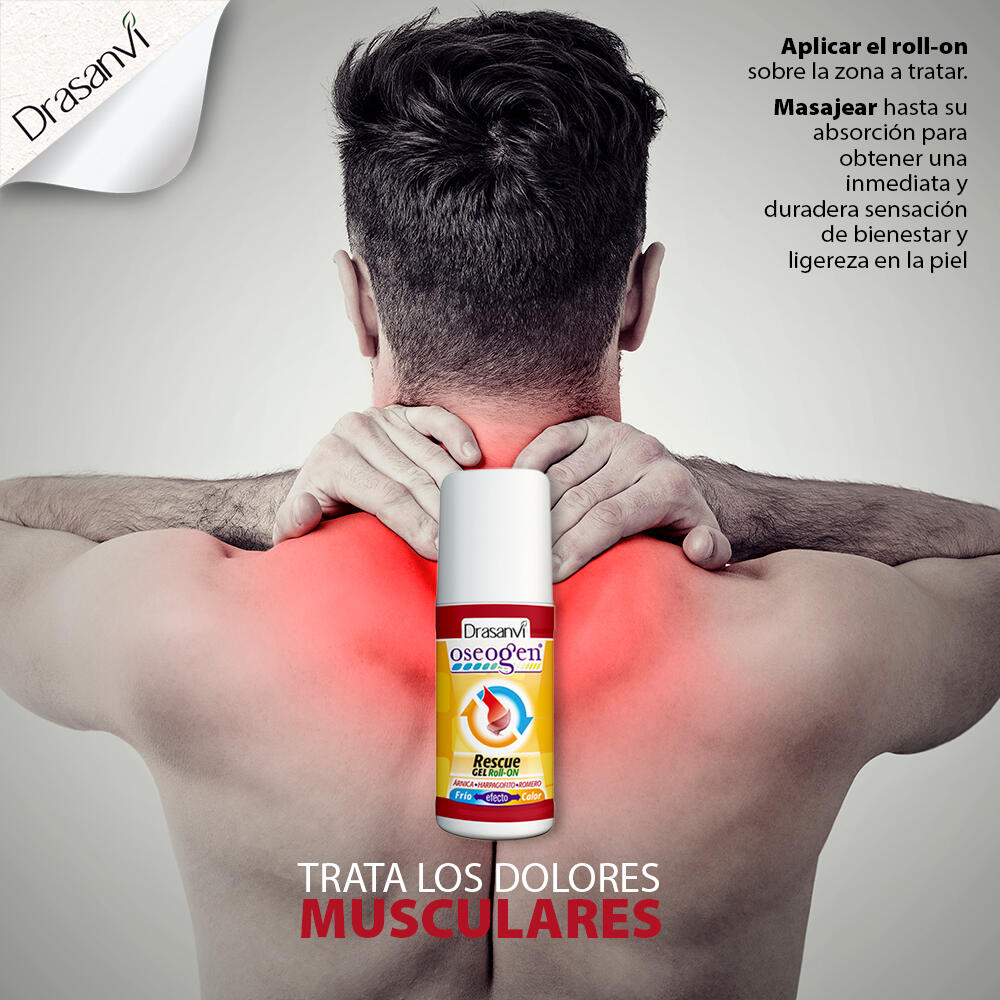 Gel Roll On Rescue Oseogen - Efecto Analgésico - 60ml - DRASANVI 6/6