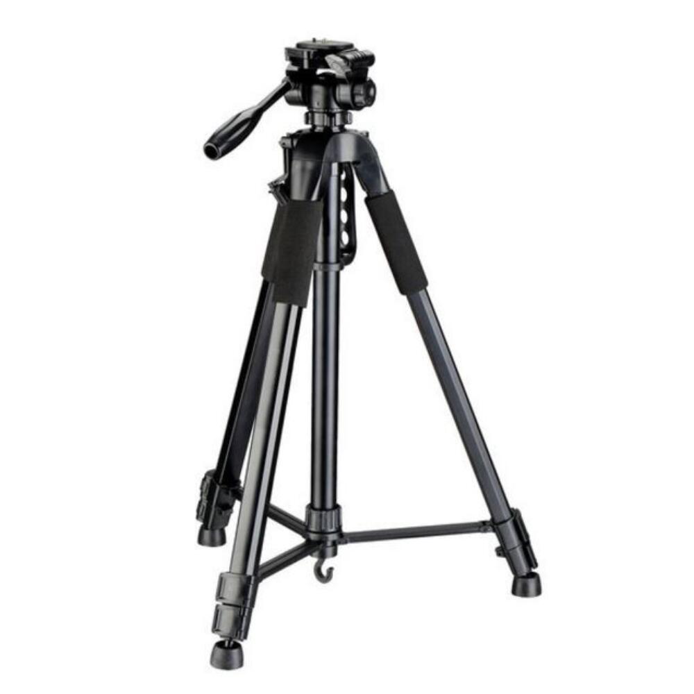 BRESSER Trípode TR-682AN  Traveler con cabezal giratorio de 3 vías 180cm