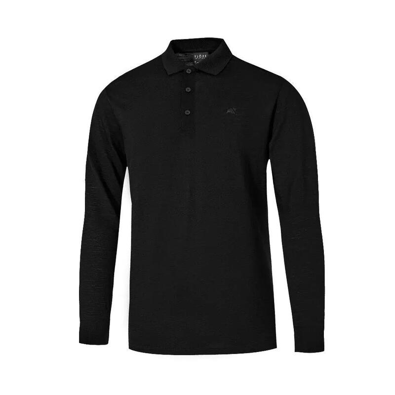 Polo-Shirt Merino Rigi LS